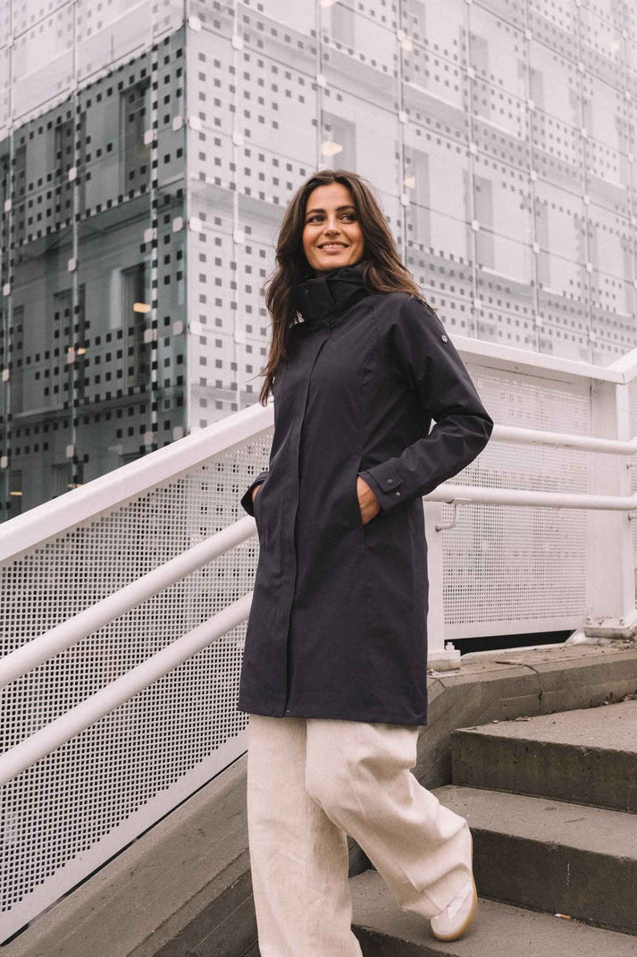 Tender III Coat Midnight Blue