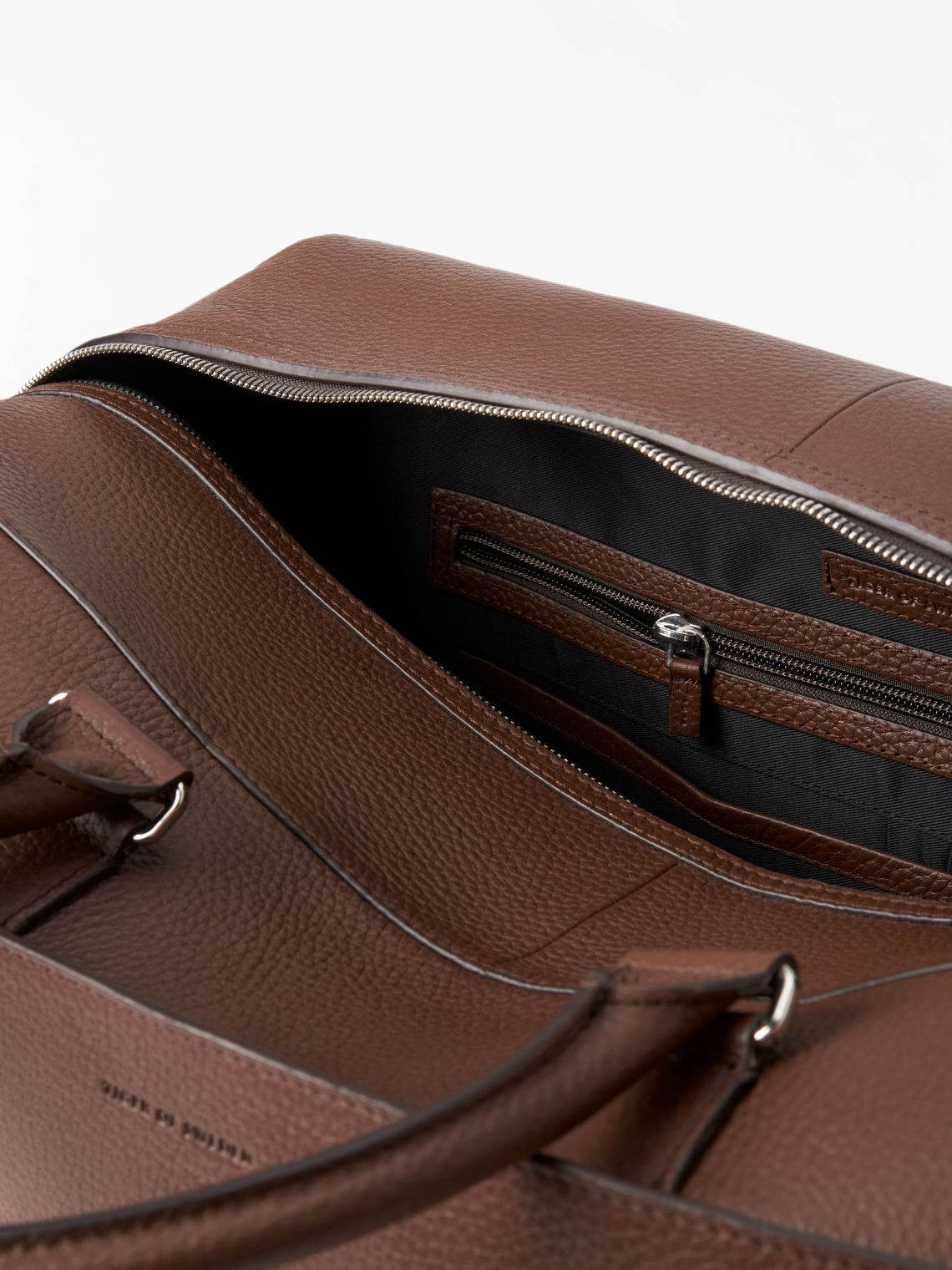 Brome Leather Weekend Bag Cognac