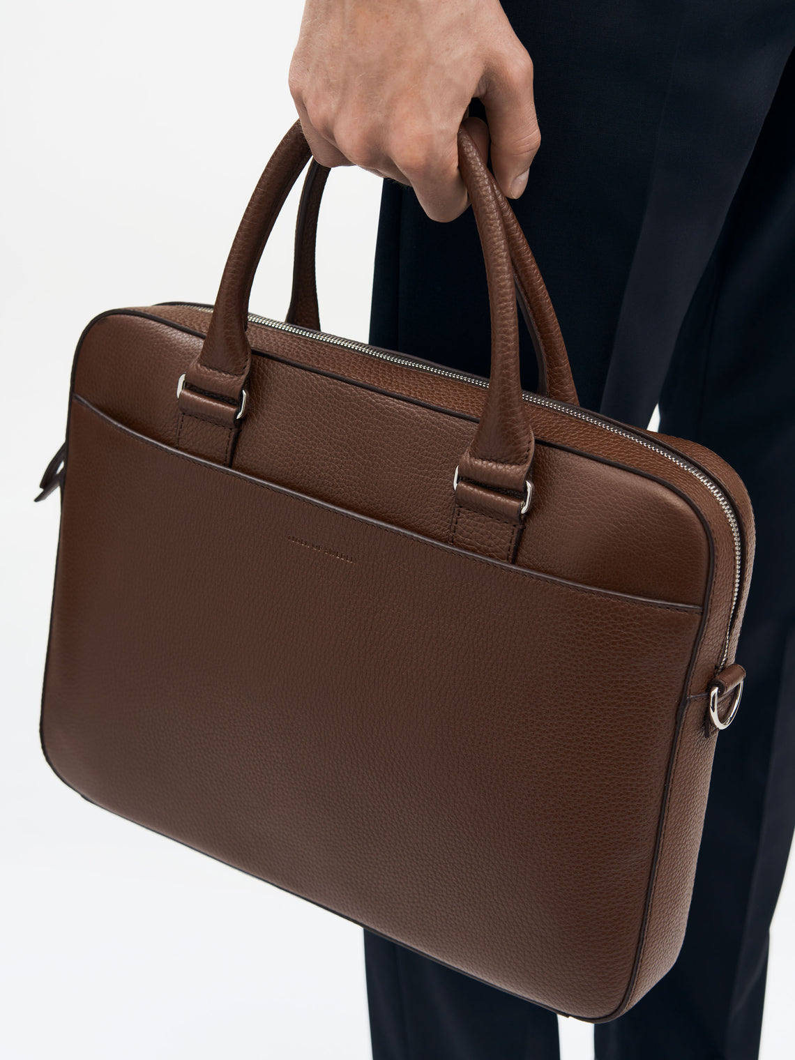 Bosun Leather Briefcase Cognac