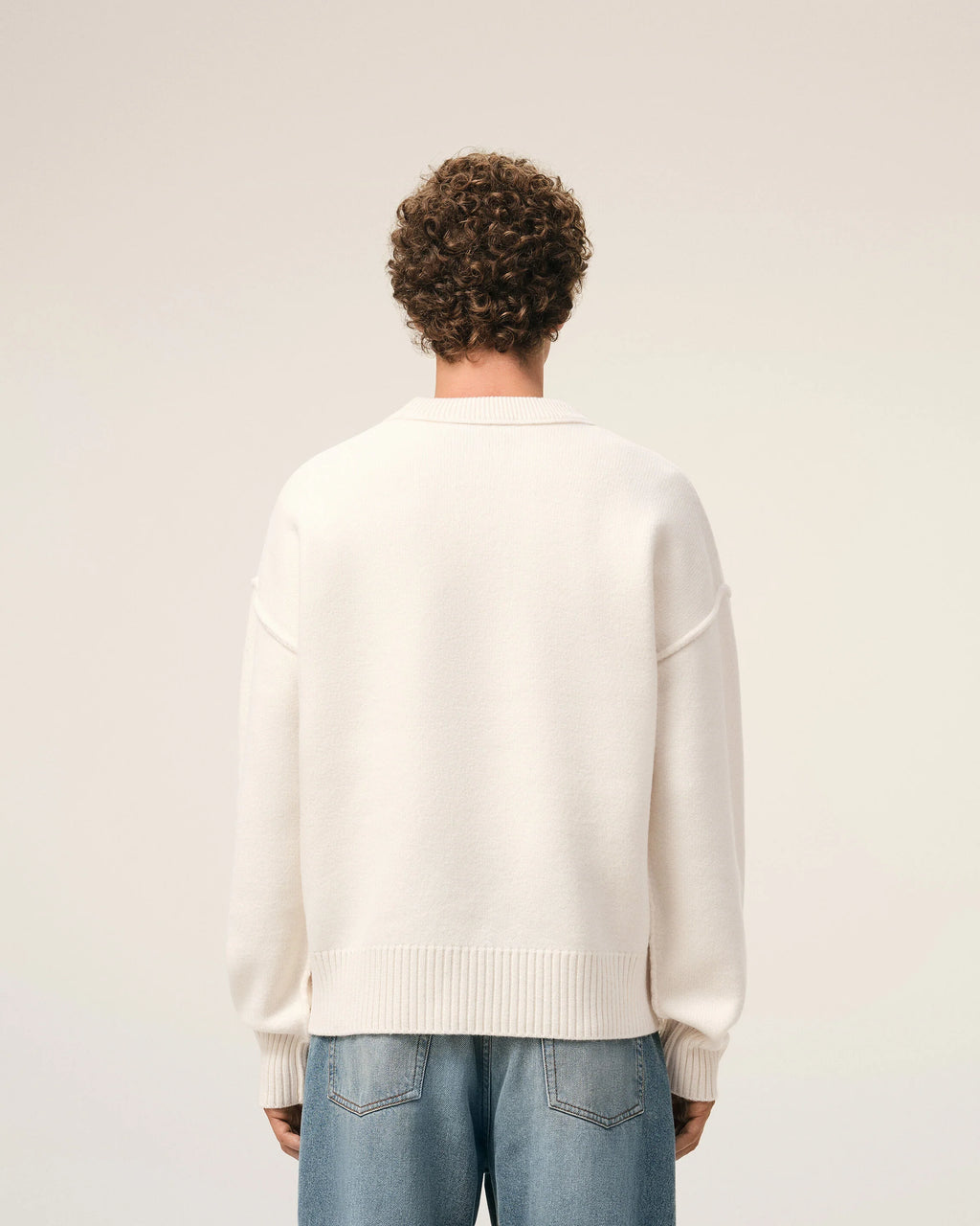 WOOL AMI DE COEUR SWEATER OFFWHITE