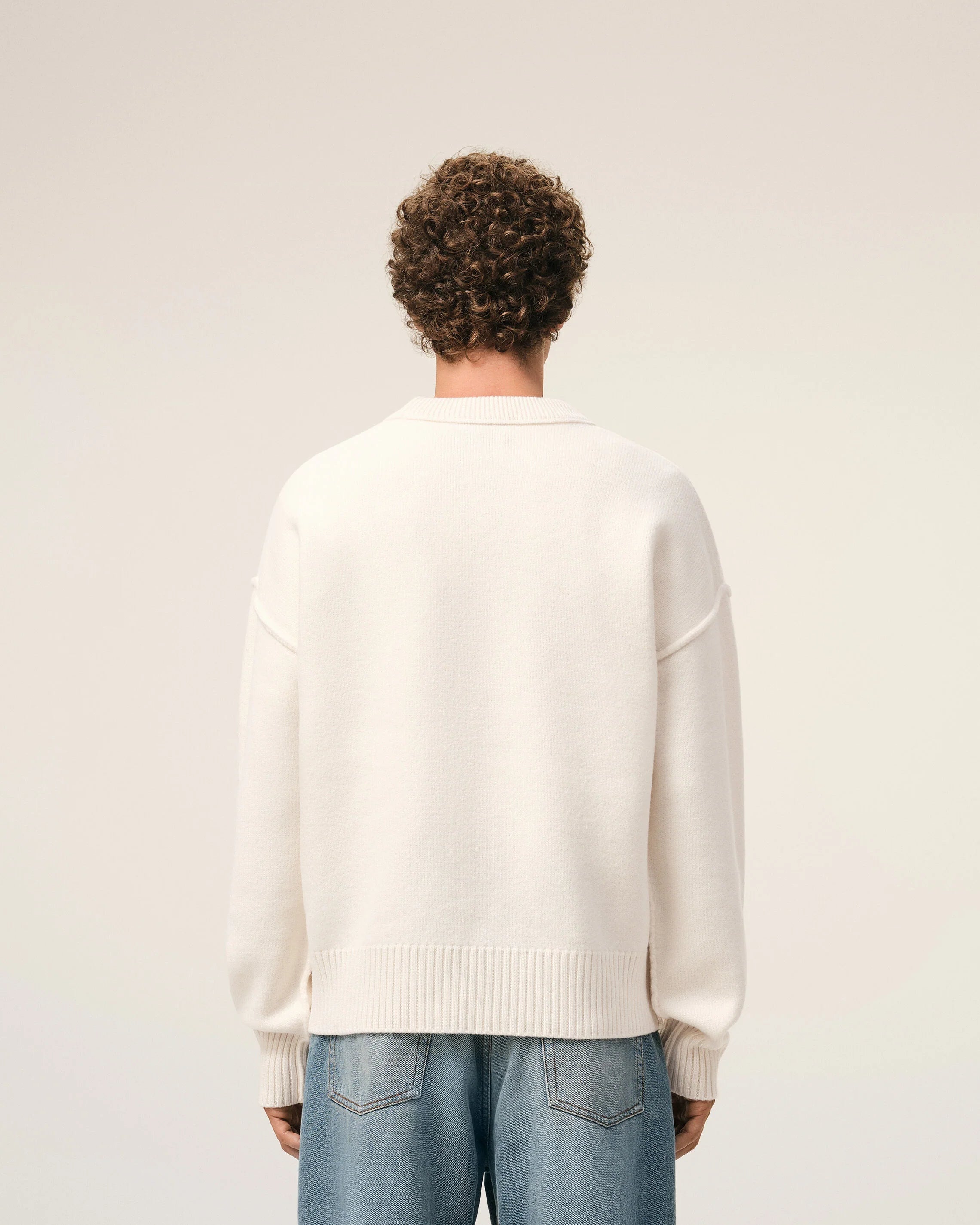 WOOL AMI DE COEUR SWEATER OFFWHITE