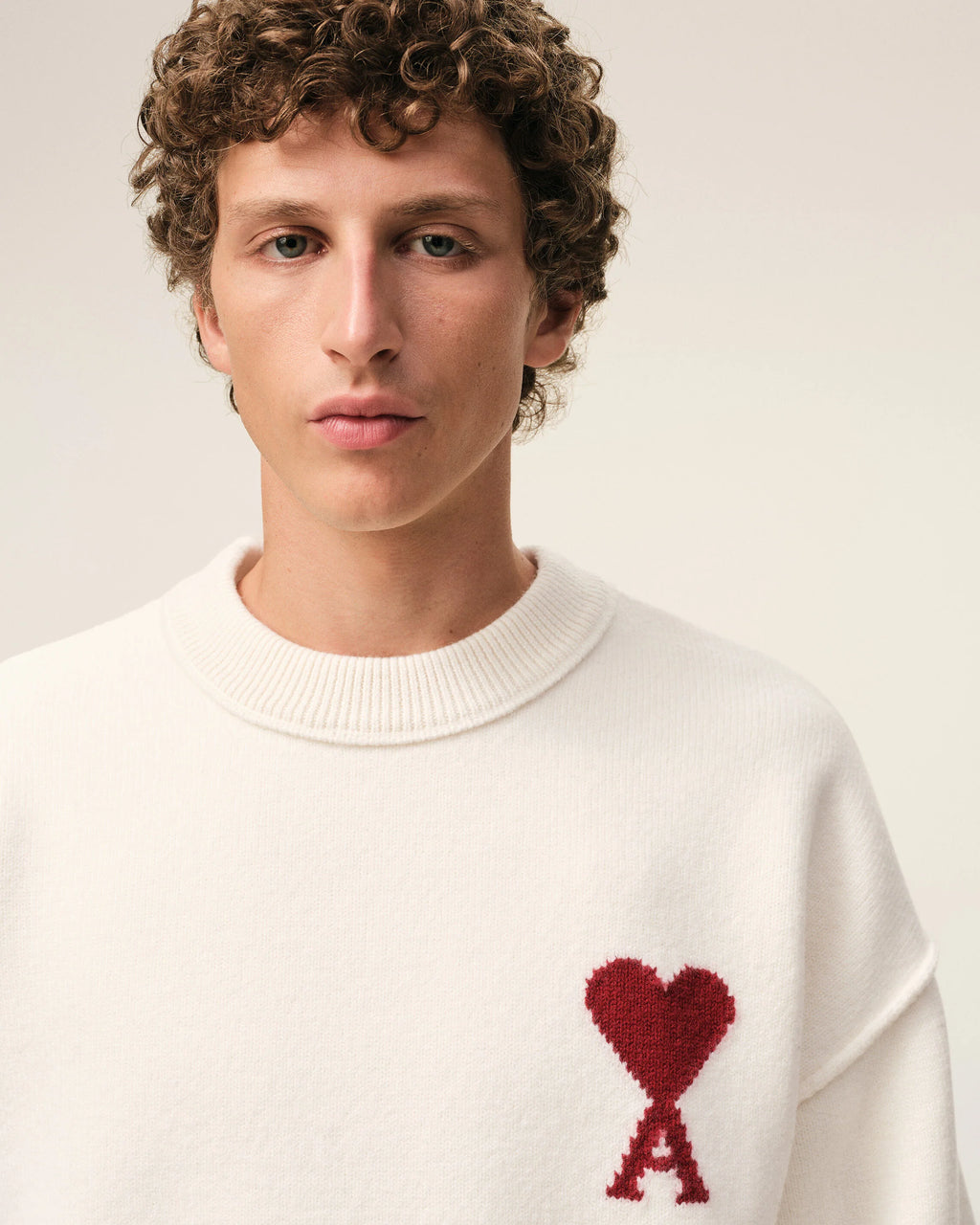 WOOL AMI DE COEUR SWEATER OFFWHITE