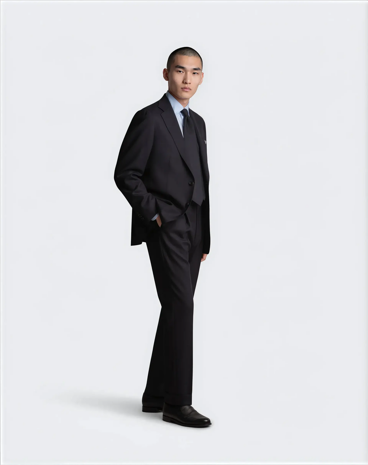 Mod 2 Single Breasted Twist Blazer Navy (Part of suit)