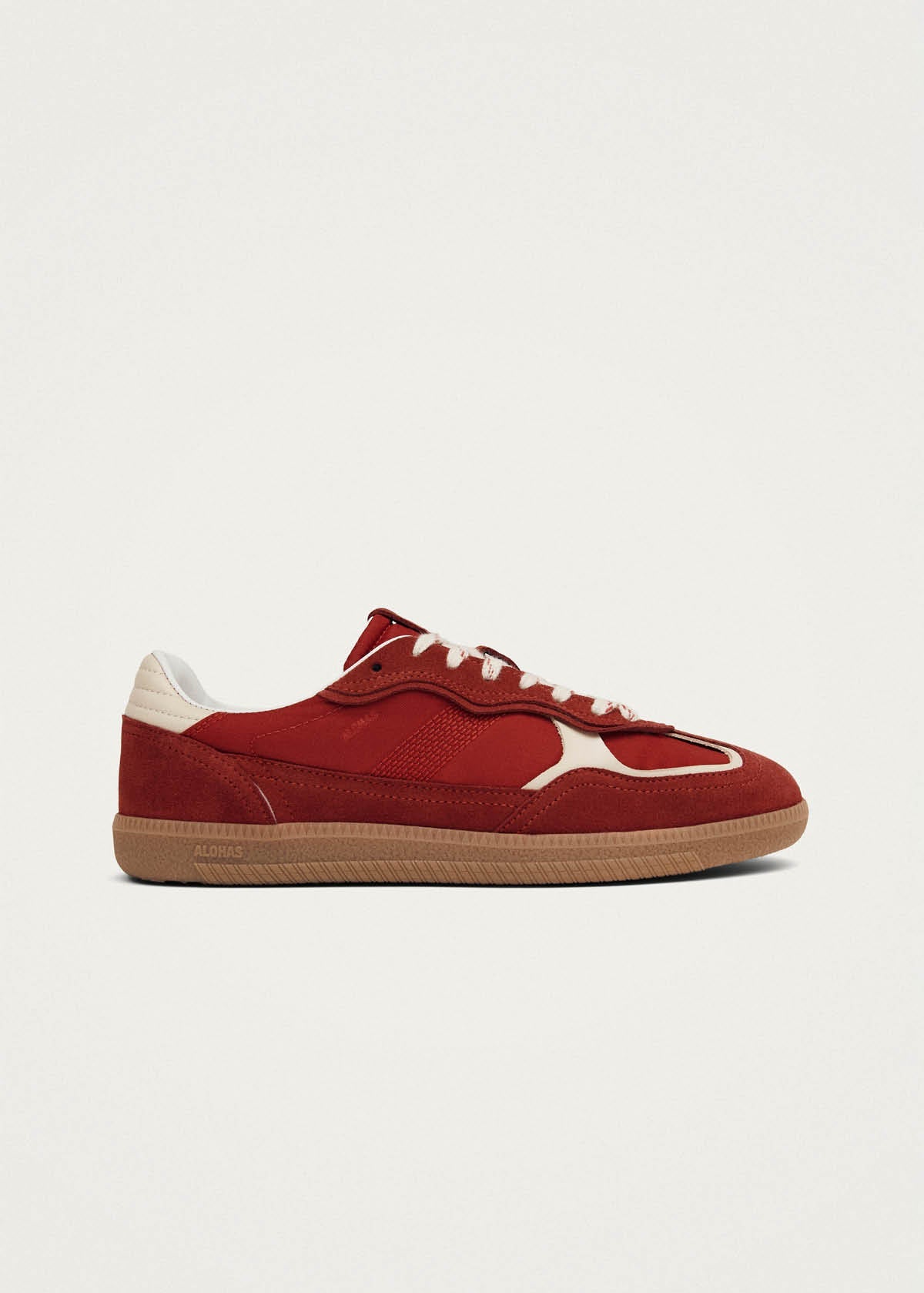Tb.490 Leather Sneakers Rife Sheen Red