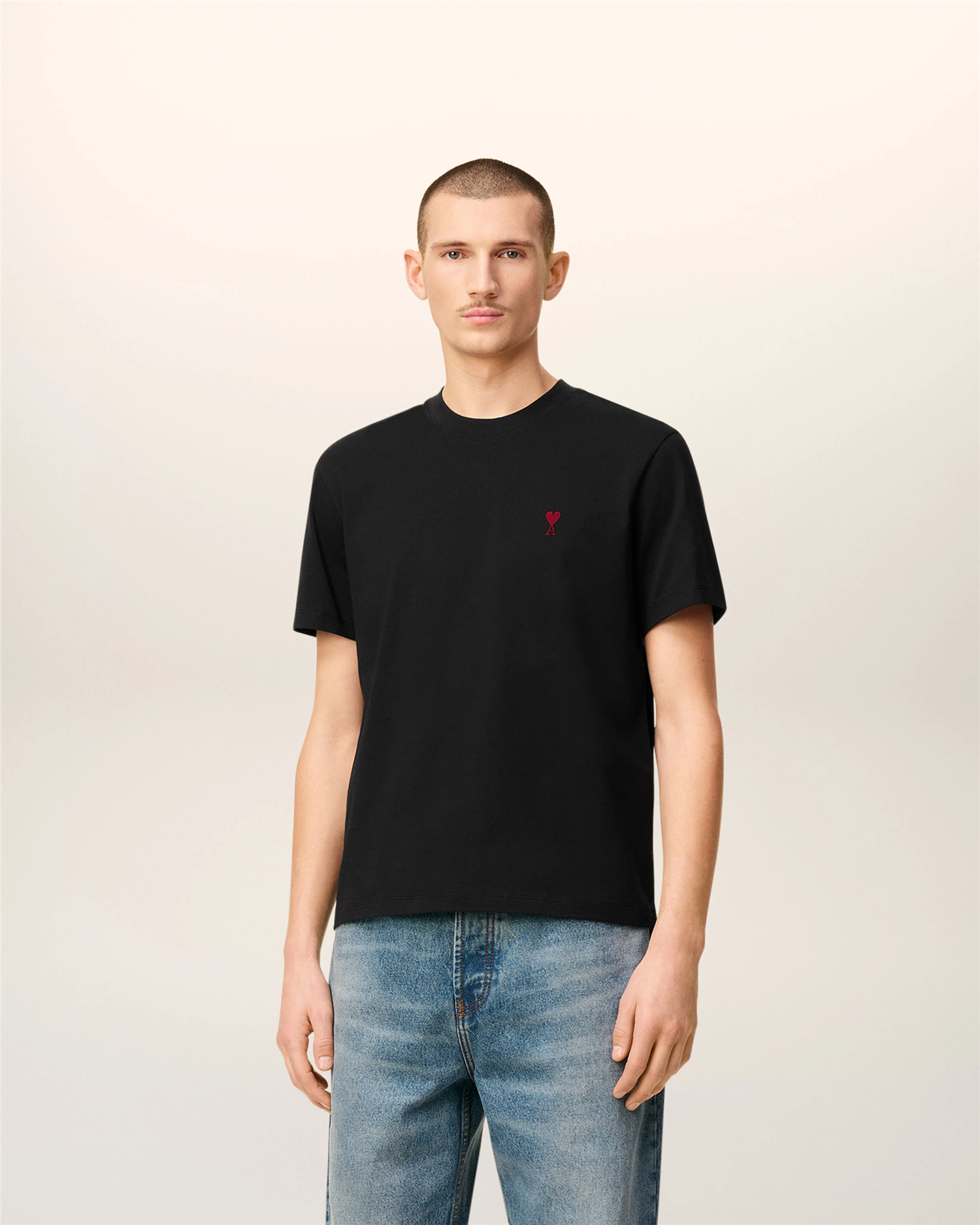 AMI DE COEUR COTTON T-SHIRT BLACK