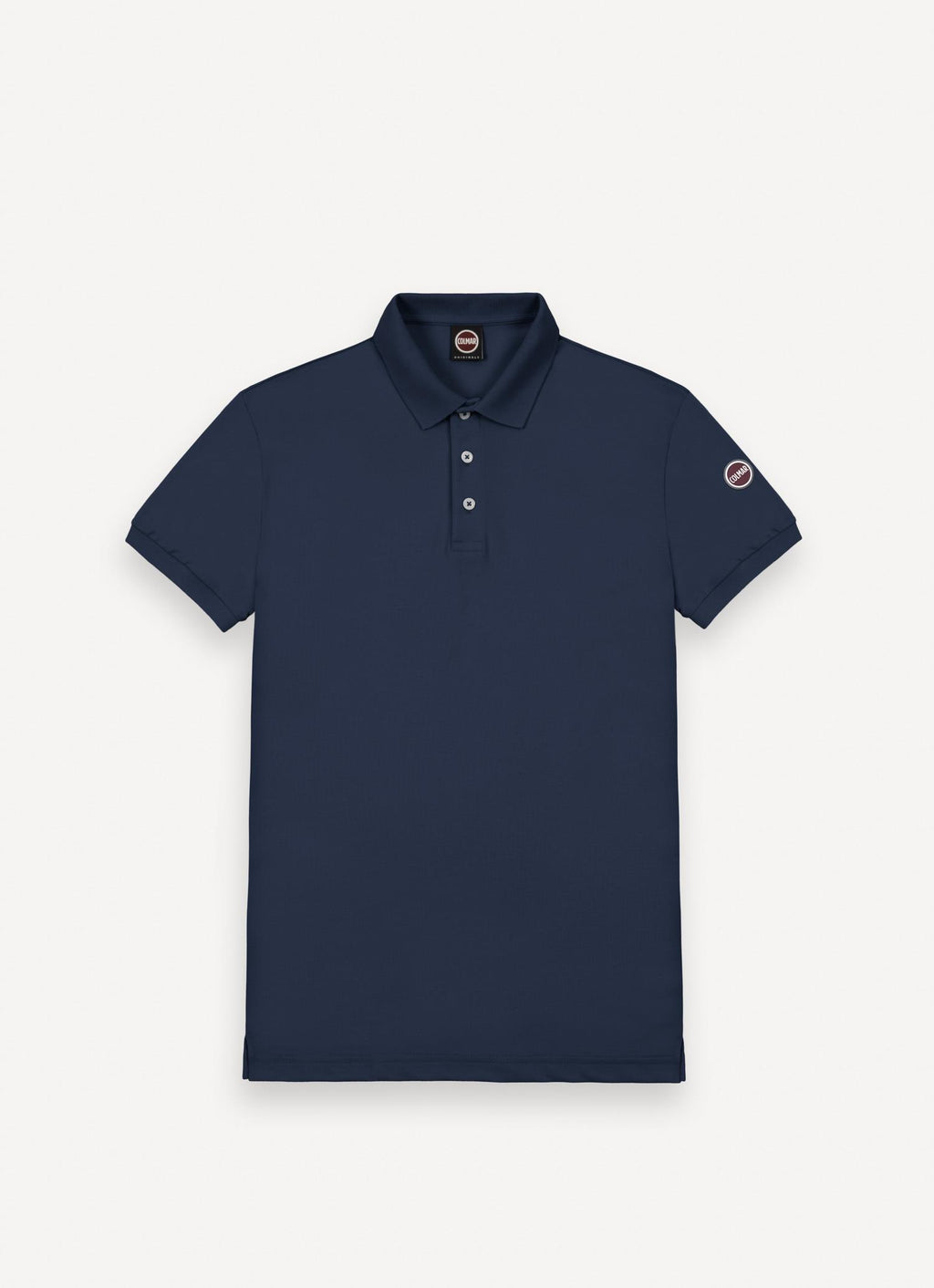 STRETCH Cotton PIQUÉ POLO T-shirt NAVY BLUE
