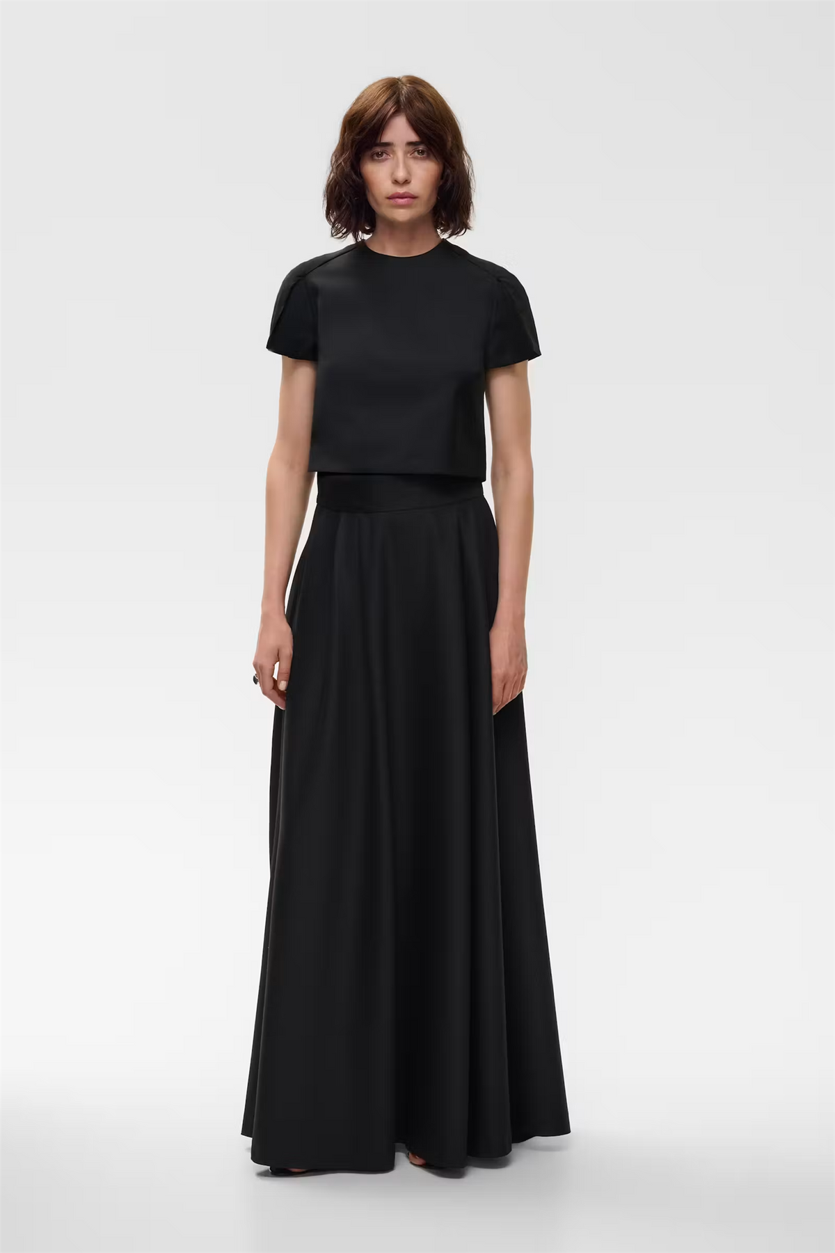 Susanna Wool Blend Skirt Black
