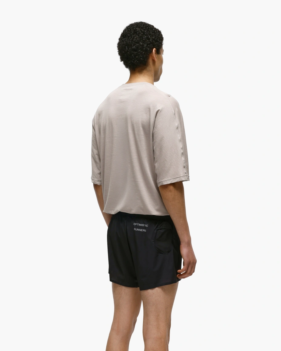 Running Cotton T-Shirt CAMEL