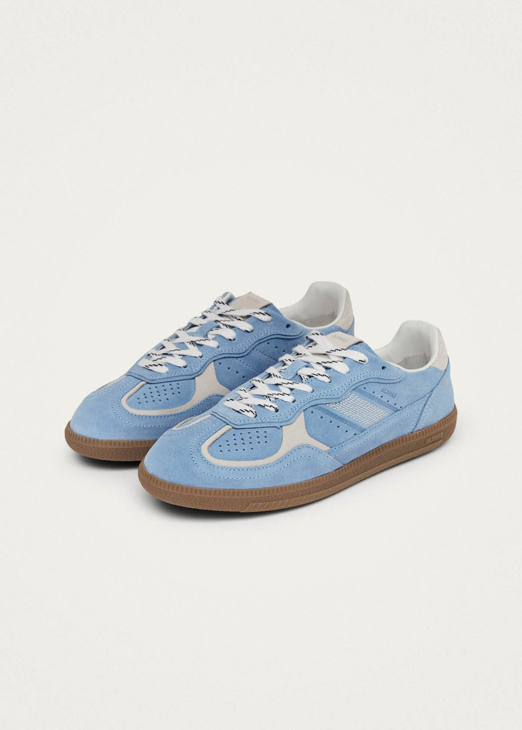 TB.490 Leather Sneakers Rife Cornflower Blue Cream