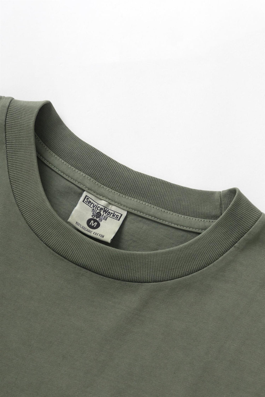 Pigment Dyed Trademark T-shirt Olive