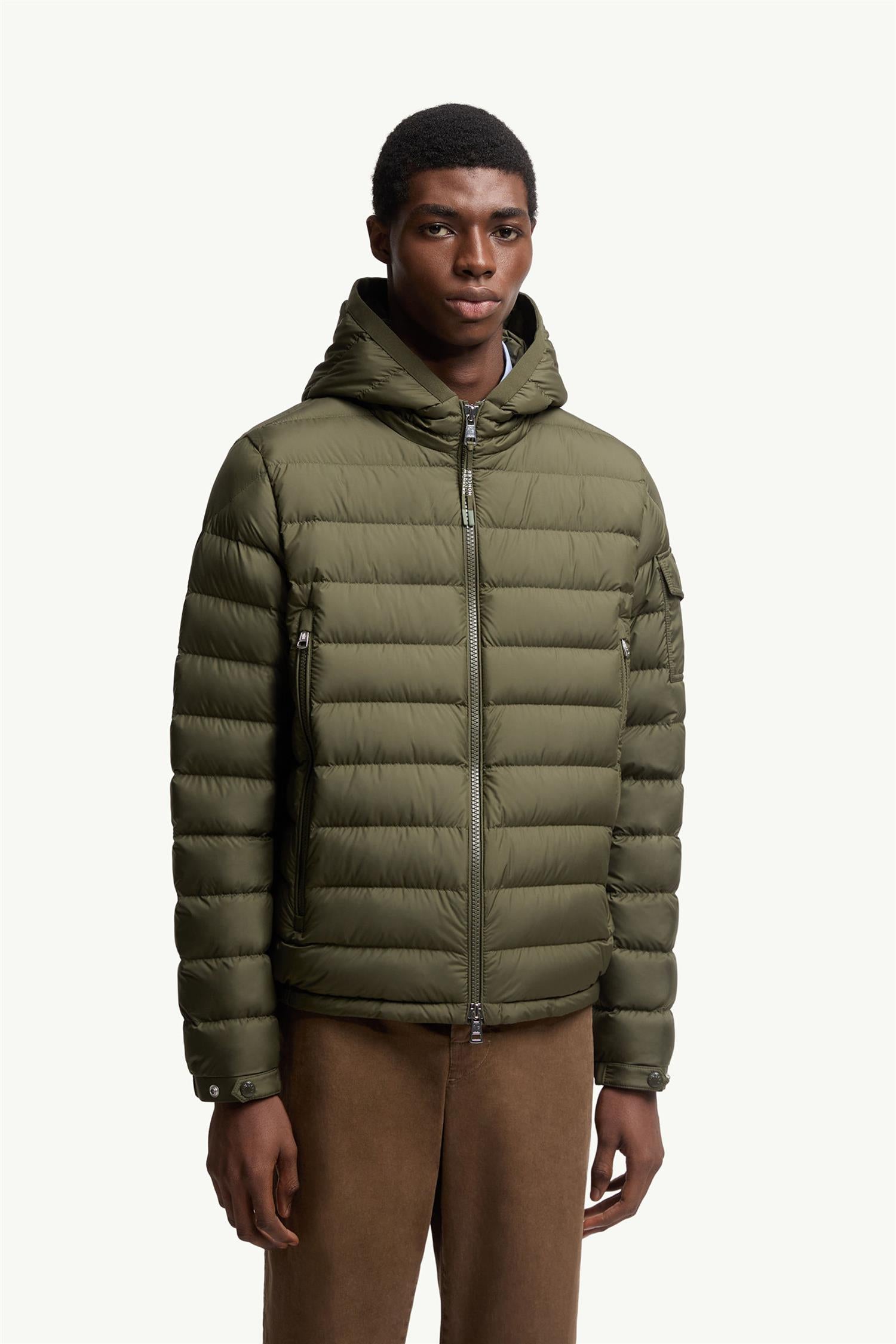 GALION HOODED DOWN JACKET OLIVE
