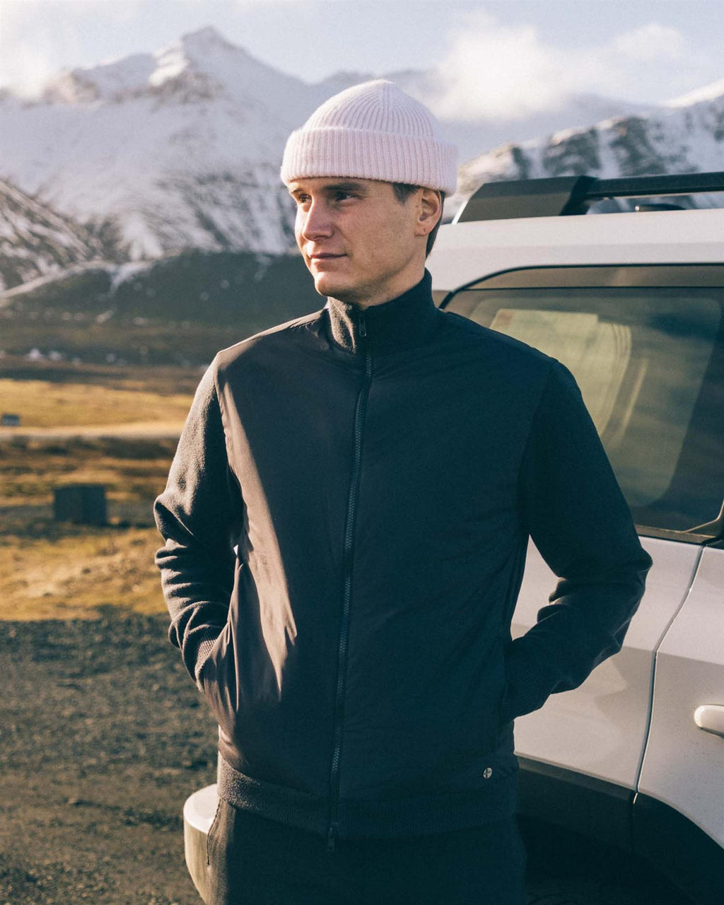 Leeway Wool Hybrid Jacket Graphite