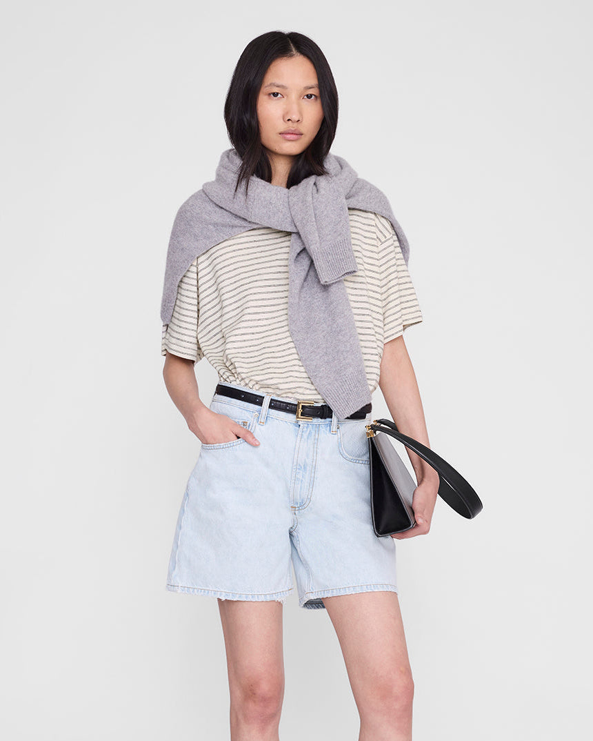 CADE T-SHIRT BLACK STRIPE