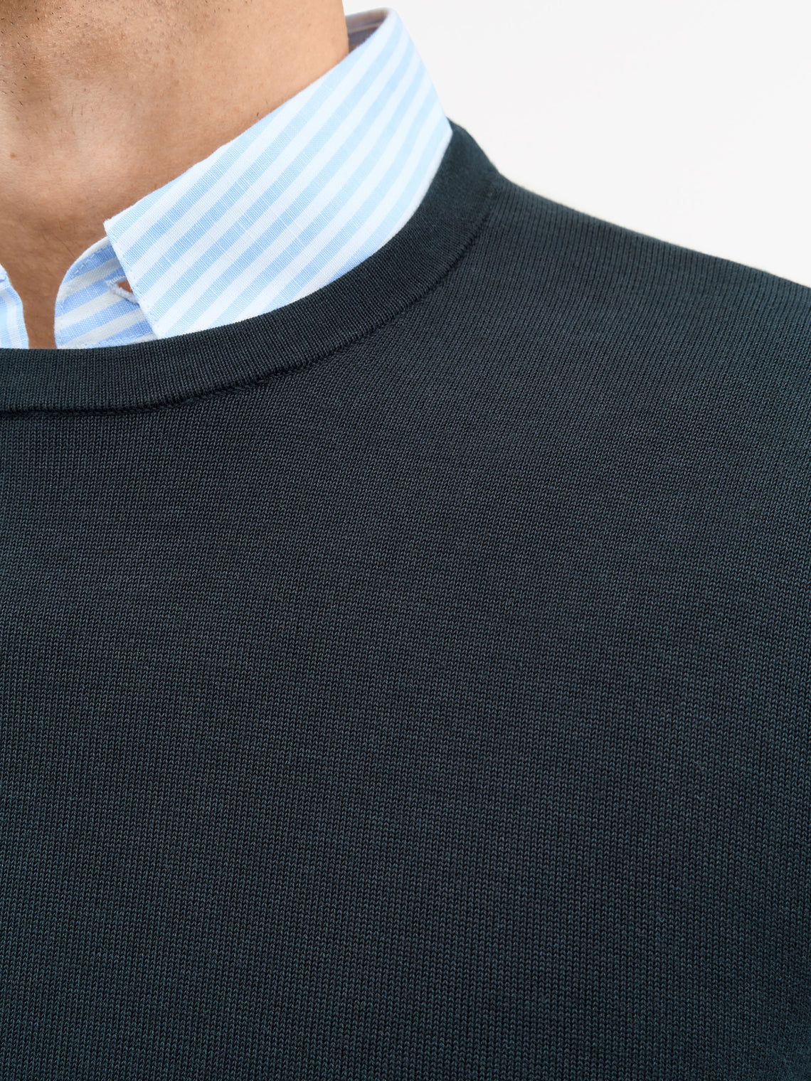 Connor C Sweater Dark Blue