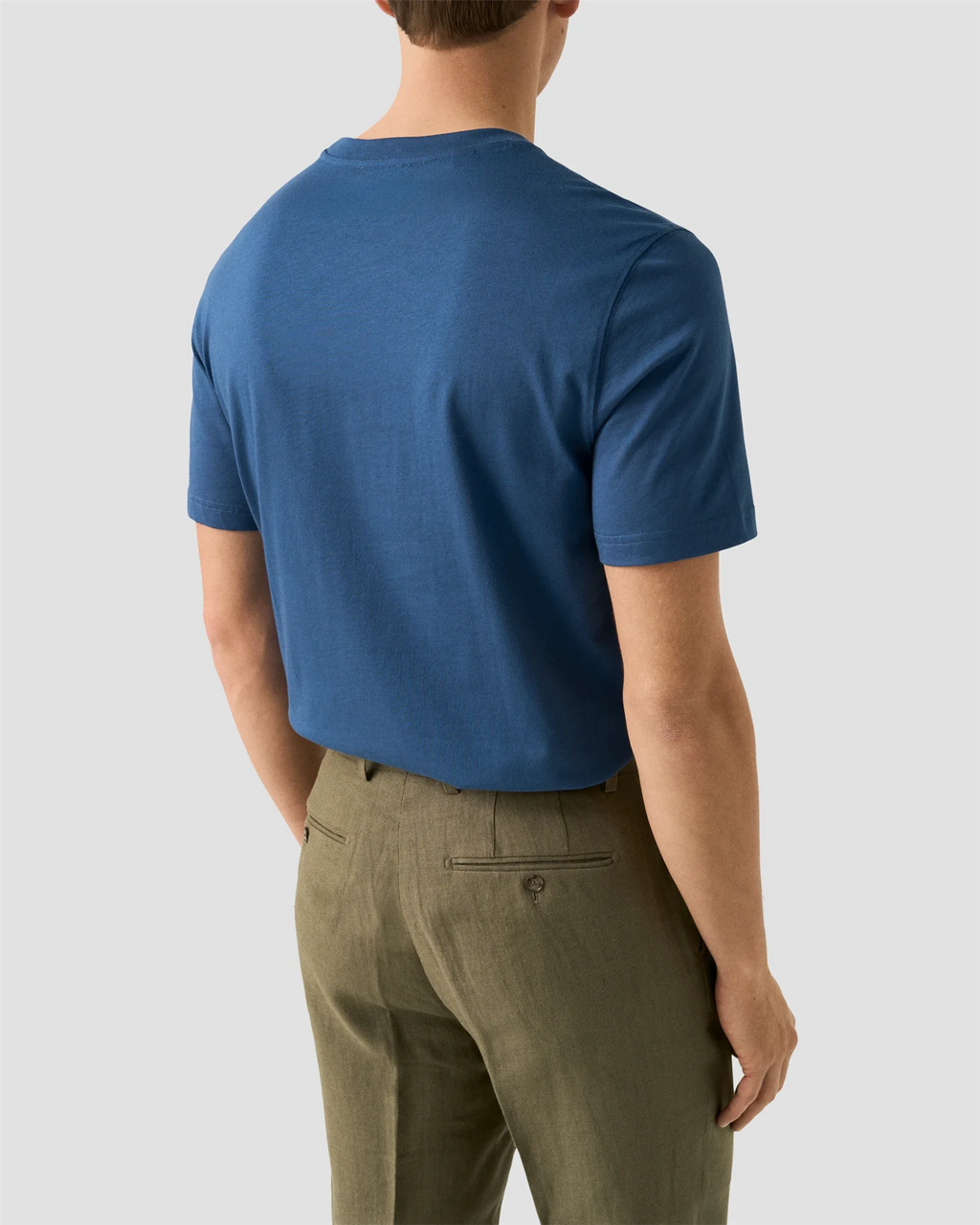 Single Jersey Supima Cotton T-shirt Mid Blue