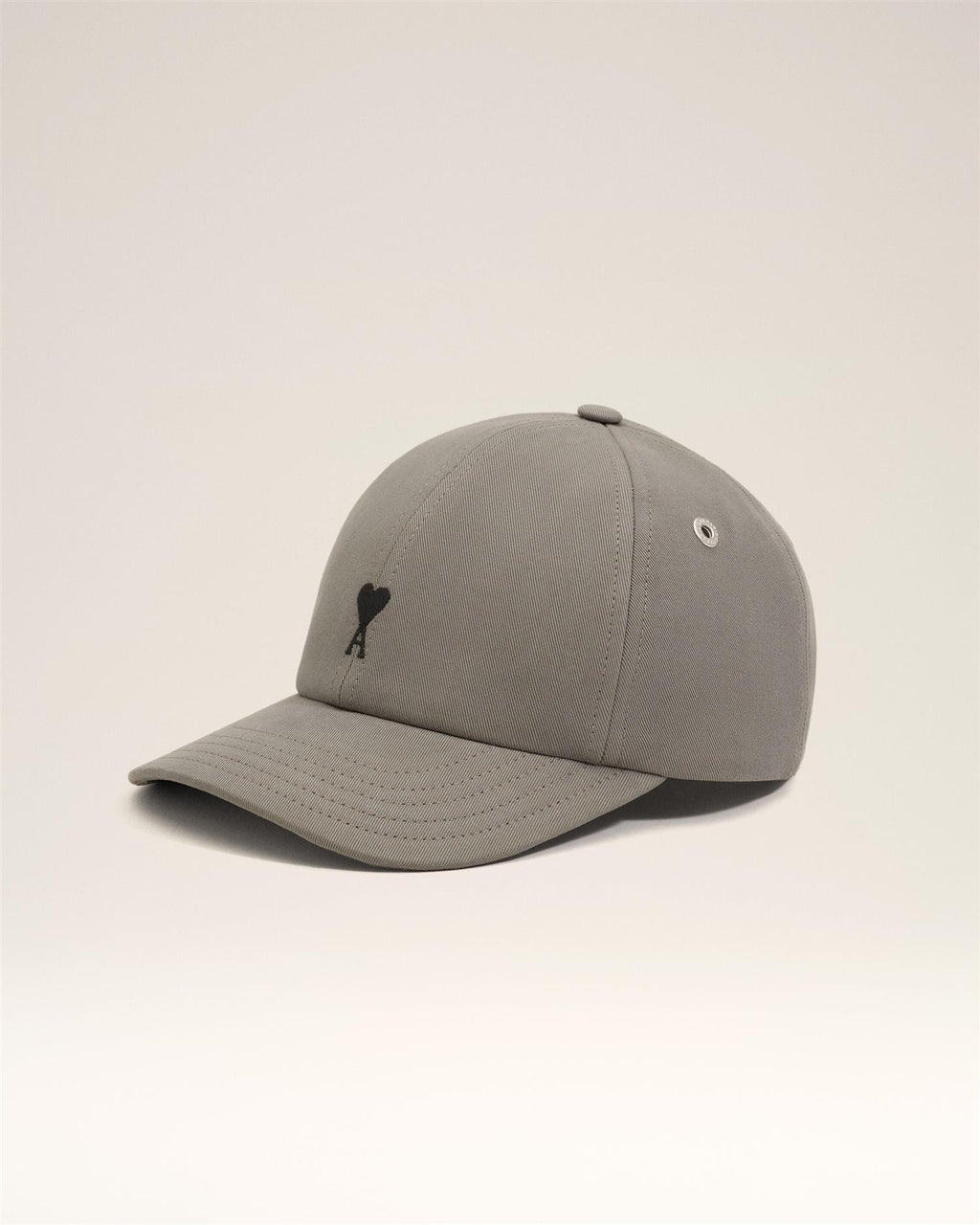 EMBROIDERED AMI DE COEUR LOGO CAP CARBONE