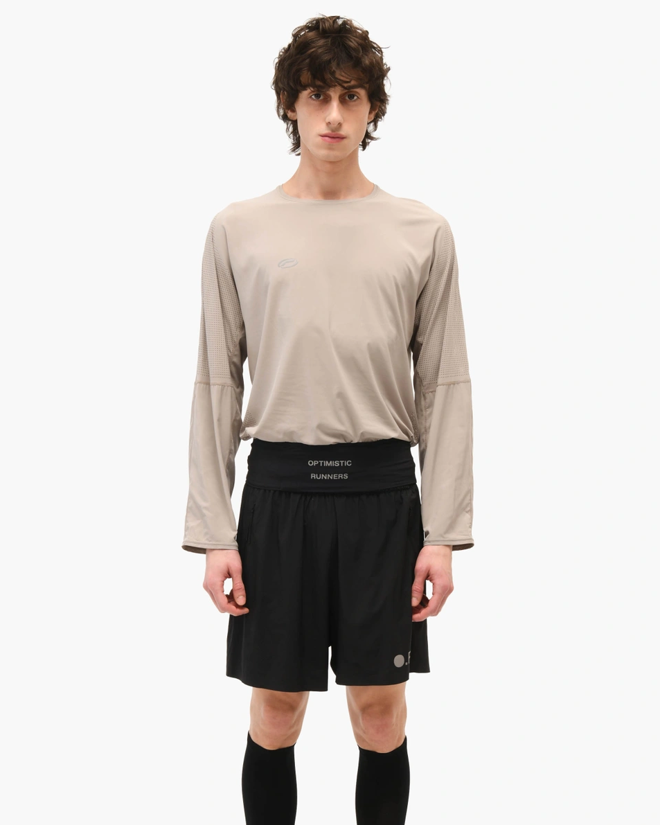 Perforated Longsleeve CAMEL