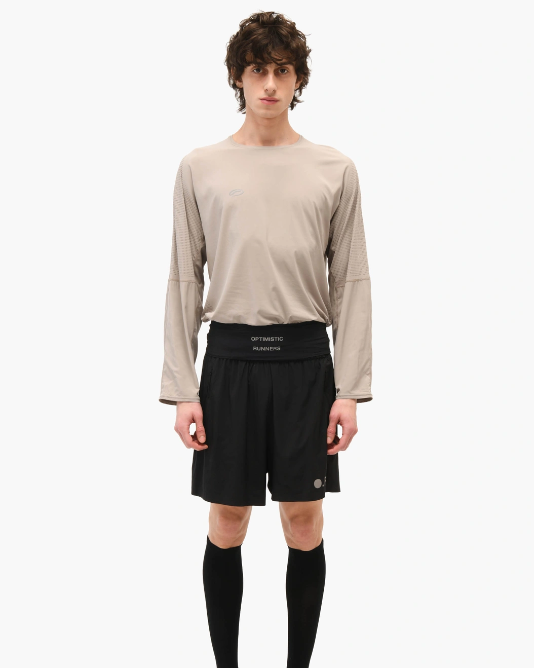 Perforated Longsleeve CAMEL