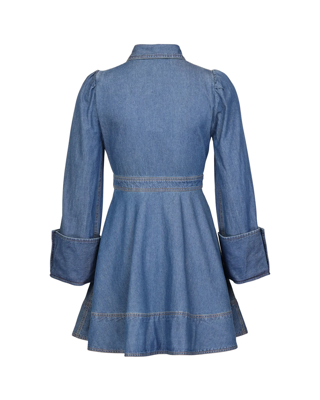 Denim Mini Dress French Blue