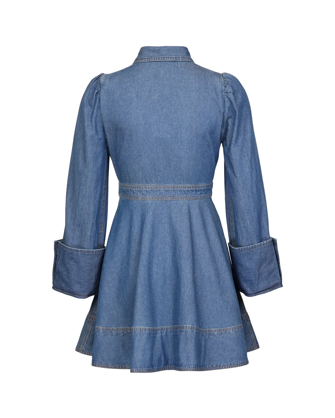 Denim Mini Dress French Blue