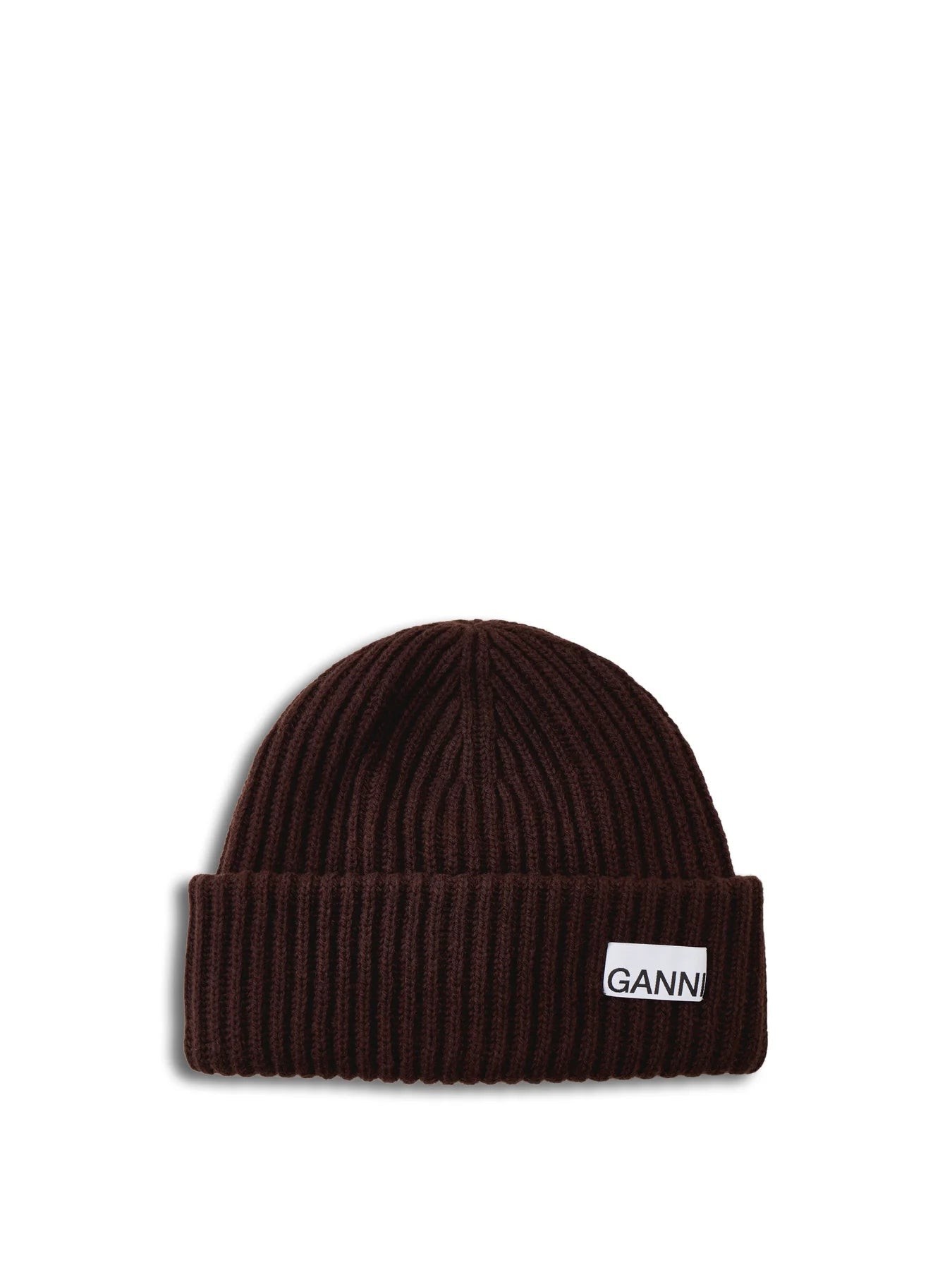 Structured Rib Beanie Chocolate Plum