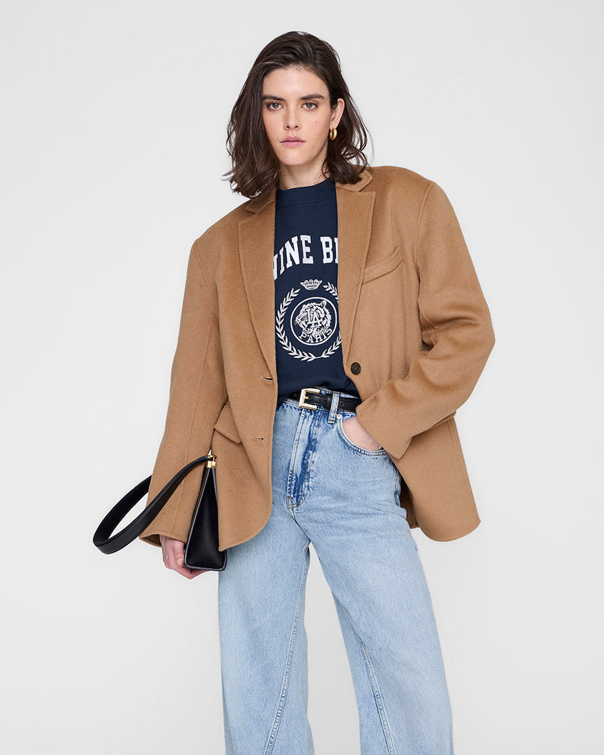 MILES COLLEGIATE SWEATSHIRT DARK NAVY