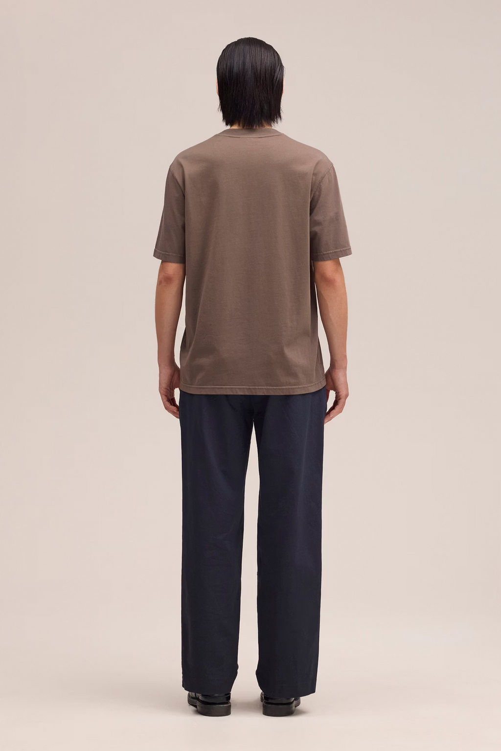 Adam Casual logo Pima T-shirt 3209 Mable Husk