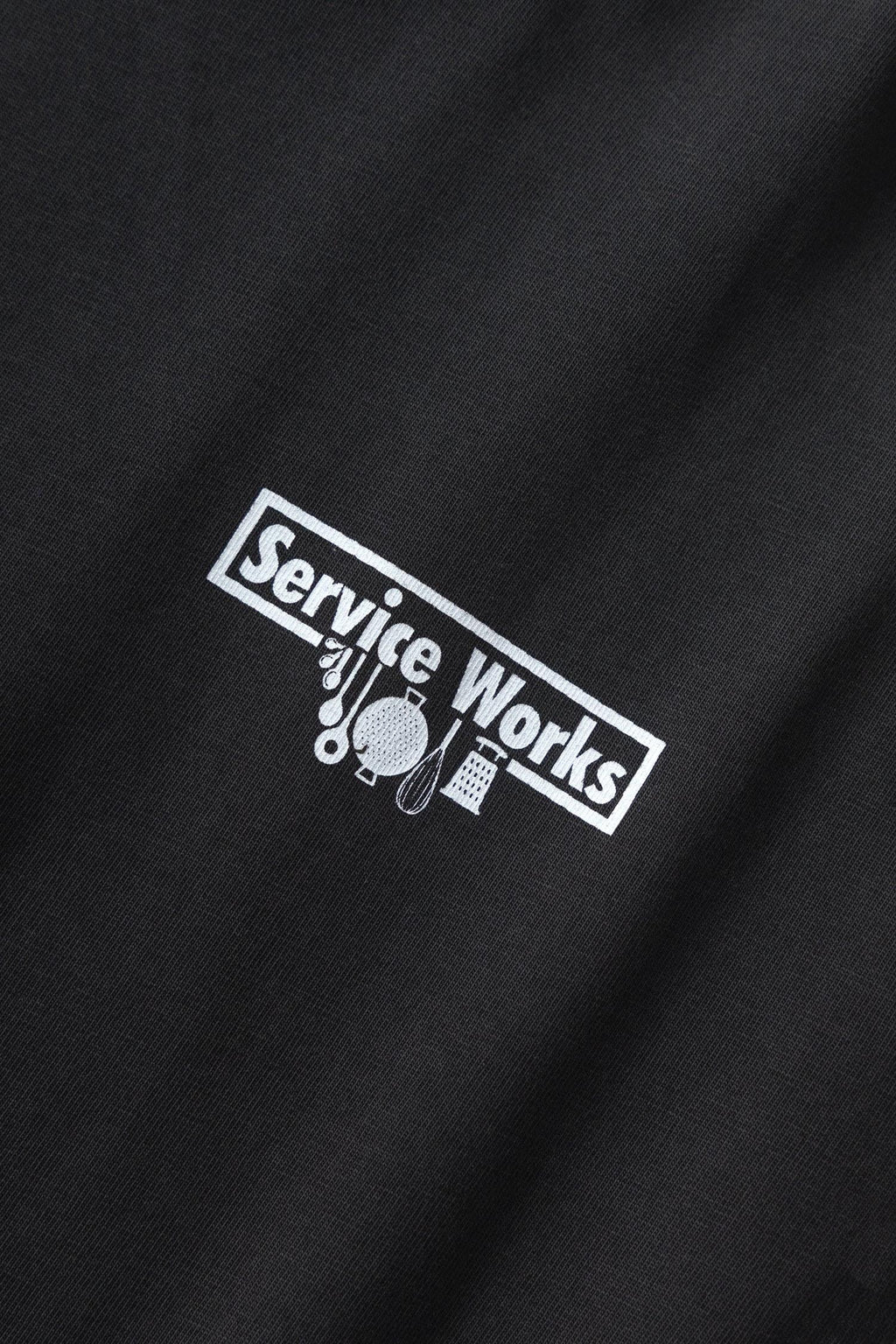 Pigment Dyed Trademark T-shirt Black