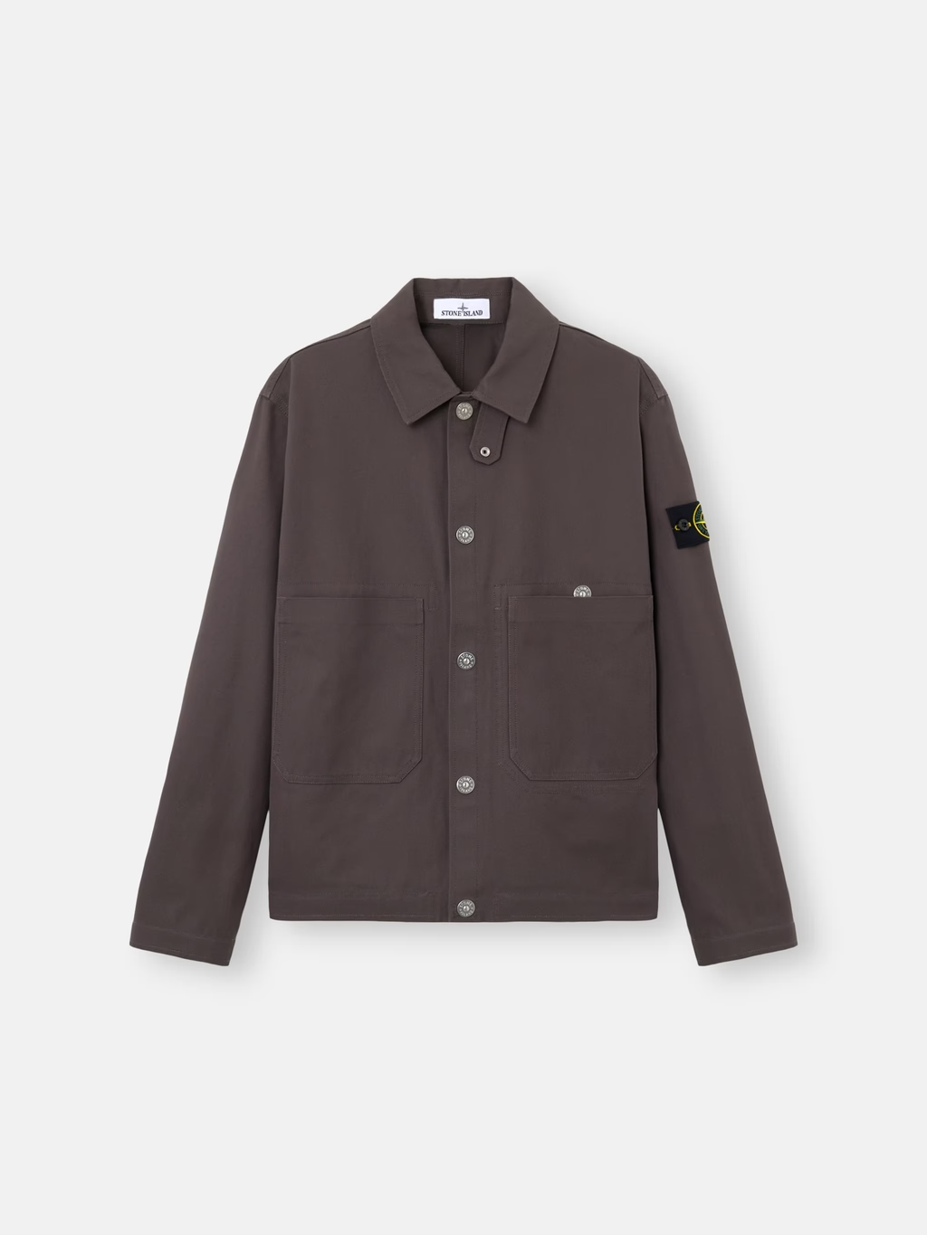 COTTON CANVAS COACH JACKET CHARCOAL