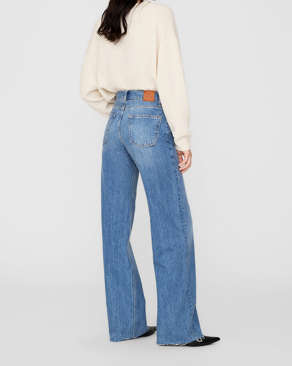 HUGH RELAXED WIDE JEANS PANAMA BLUE