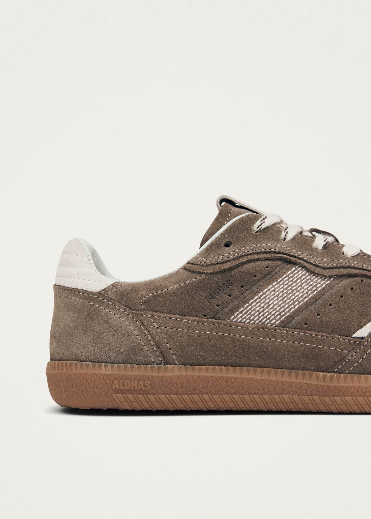 TB.490 Leather Sneakers Rife Taupe