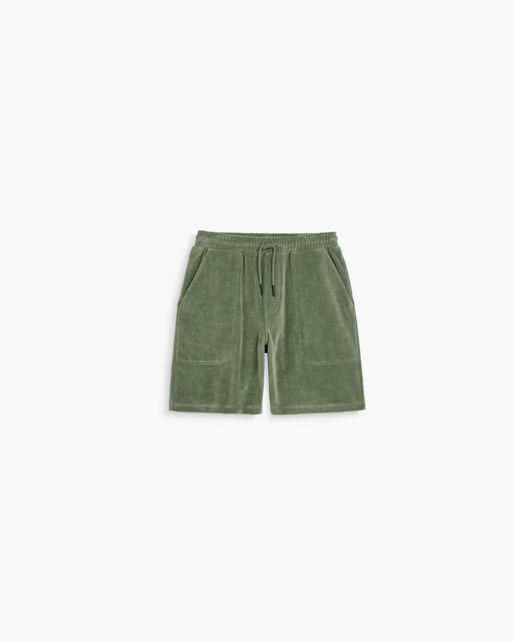 Nicola Velour Shorts Green