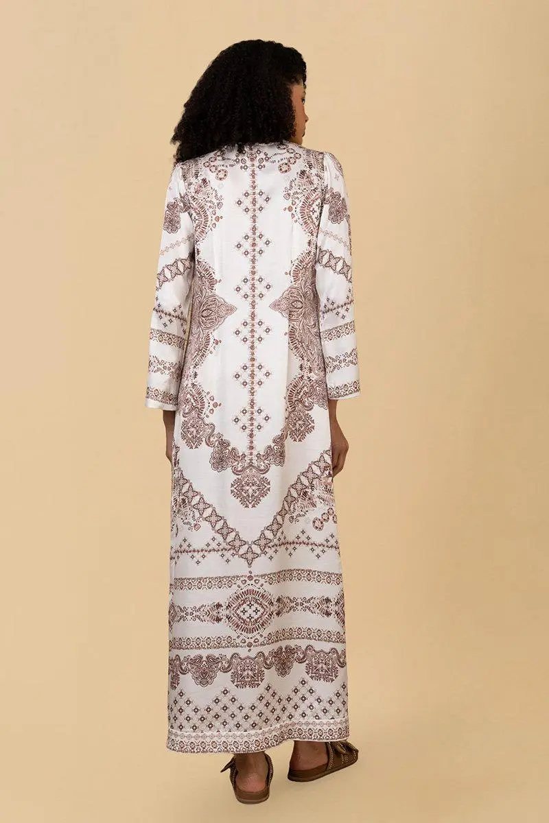 BRIDIE Kaftan Dress IVORY