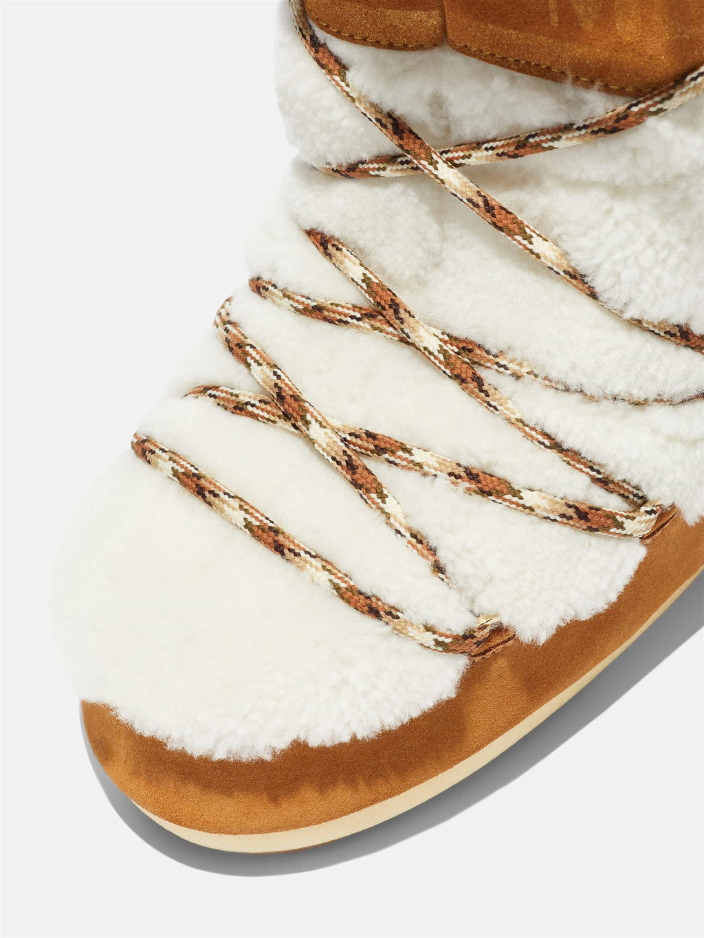 LAB69 ICON SHEARLING BOOTS WHISKY/OFF WHITE