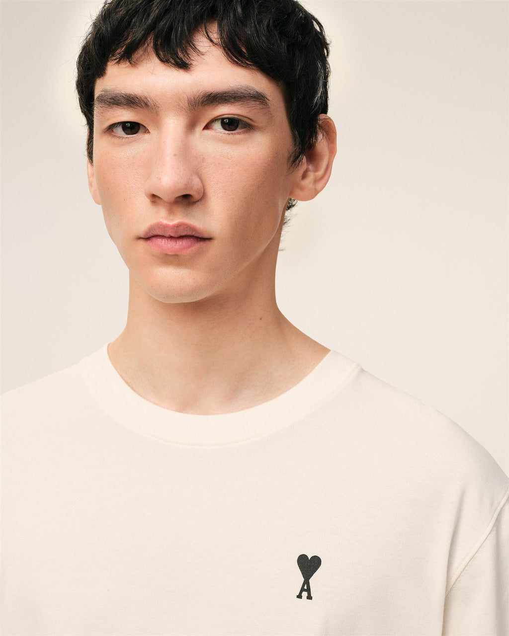 PLACE DES VICTOIRES Back PRINT T-SHIRT WHITE CREAM