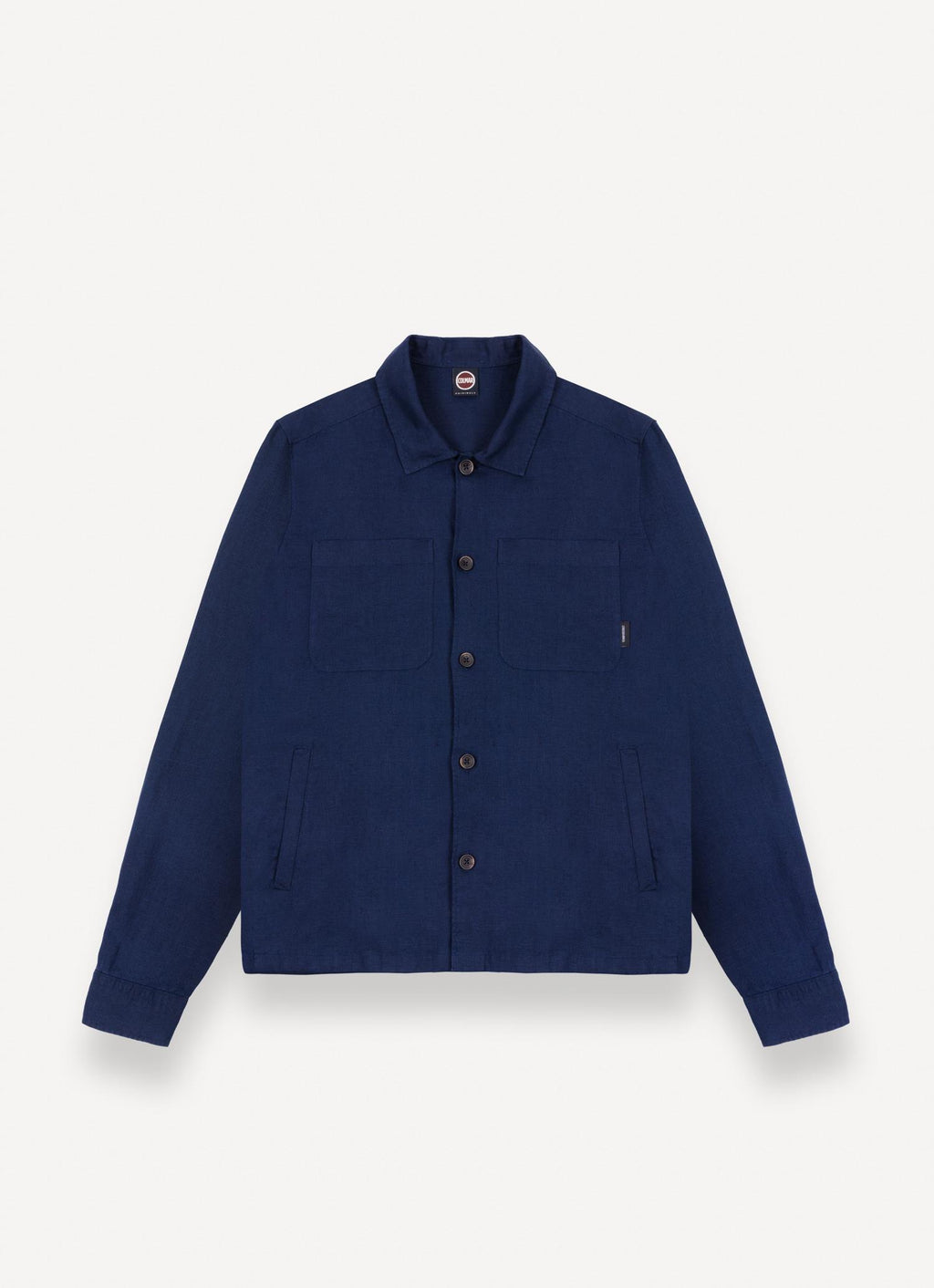 LINEN OVERSHIRT NAVY BLUE