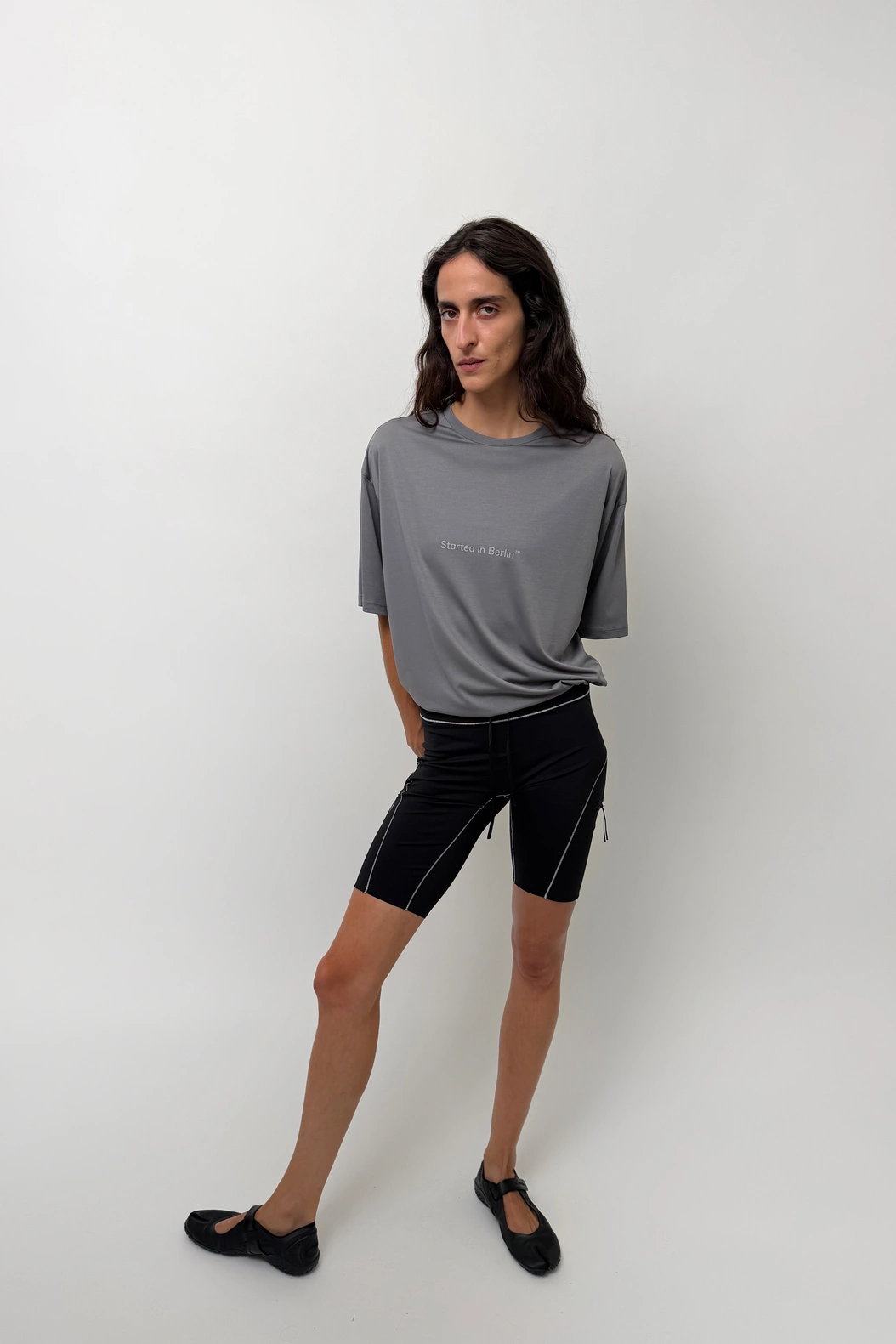 Fluorescent Short Tights Black