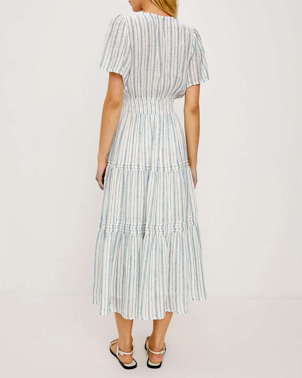 CANNES DRESS WINDWARD STRIPE