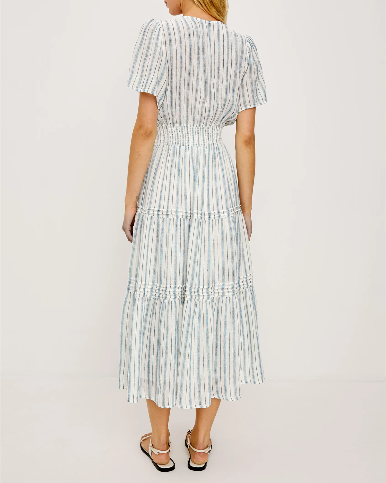 CANNES DRESS WINDWARD STRIPE