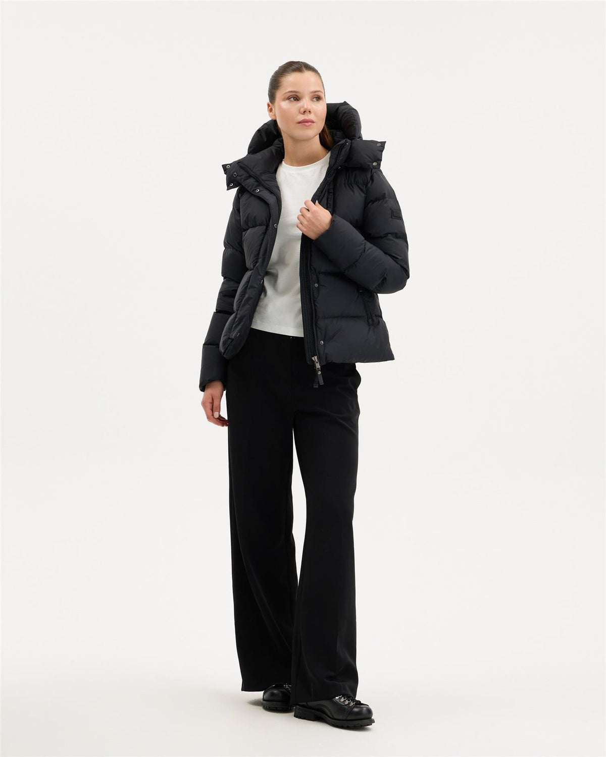 Stella Short Down Jacket Black