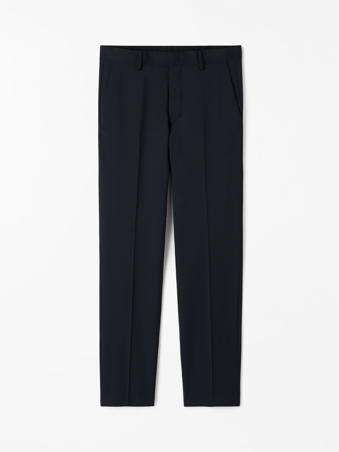 Tenutas Wool Blend Trousers Navy