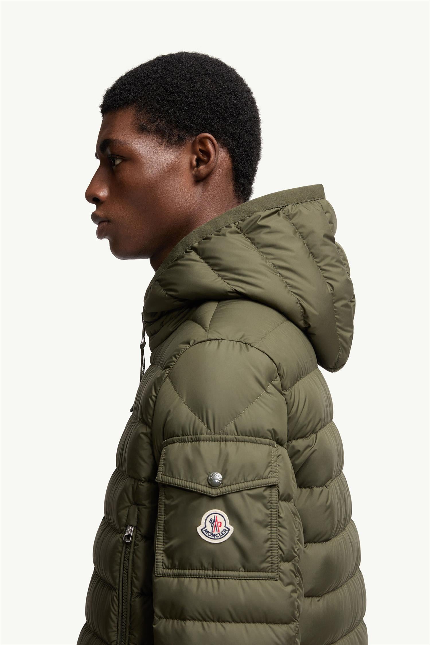 GALION HOODED DOWN JACKET OLIVE