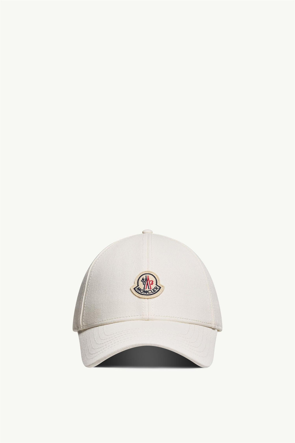 Cotton Gabardine Baseball Cap WHITE