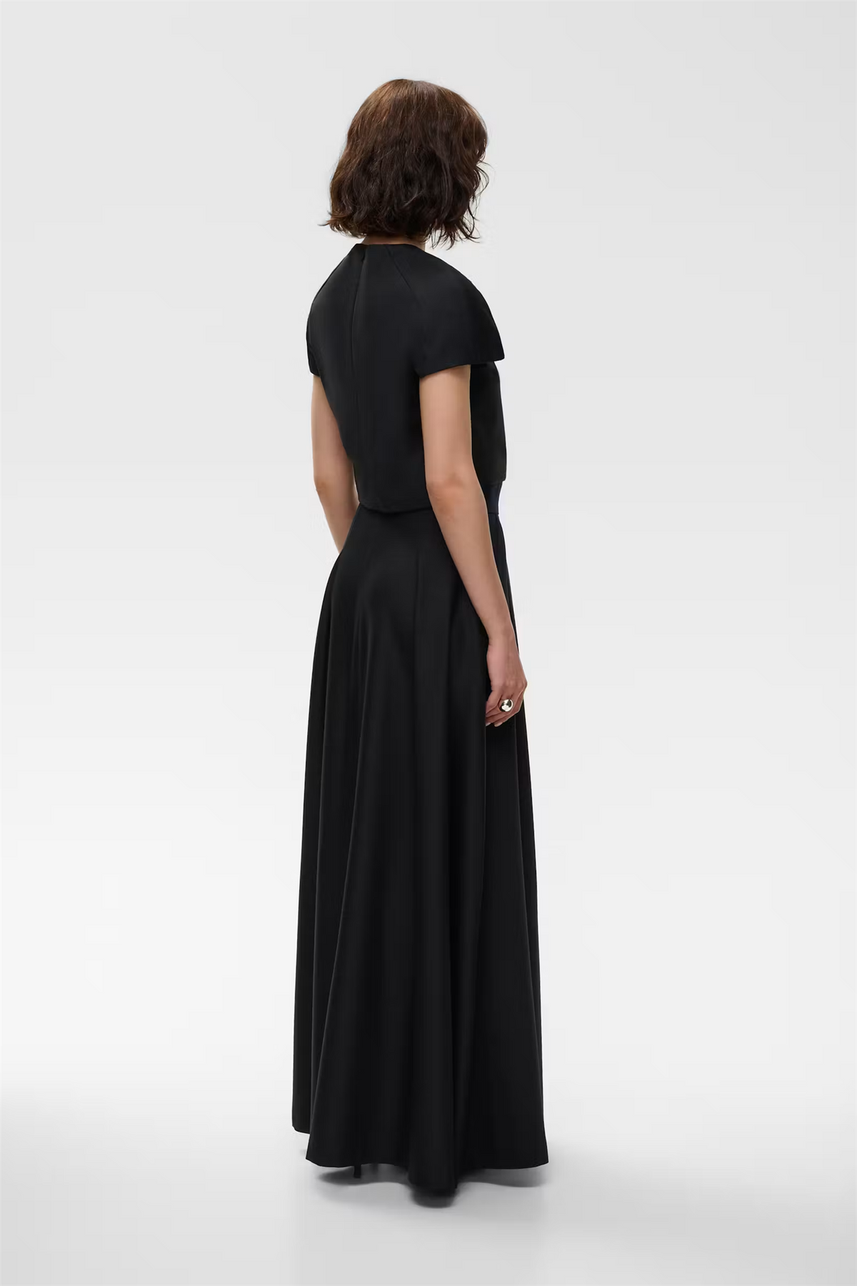 Susanna Wool Blend Skirt Black