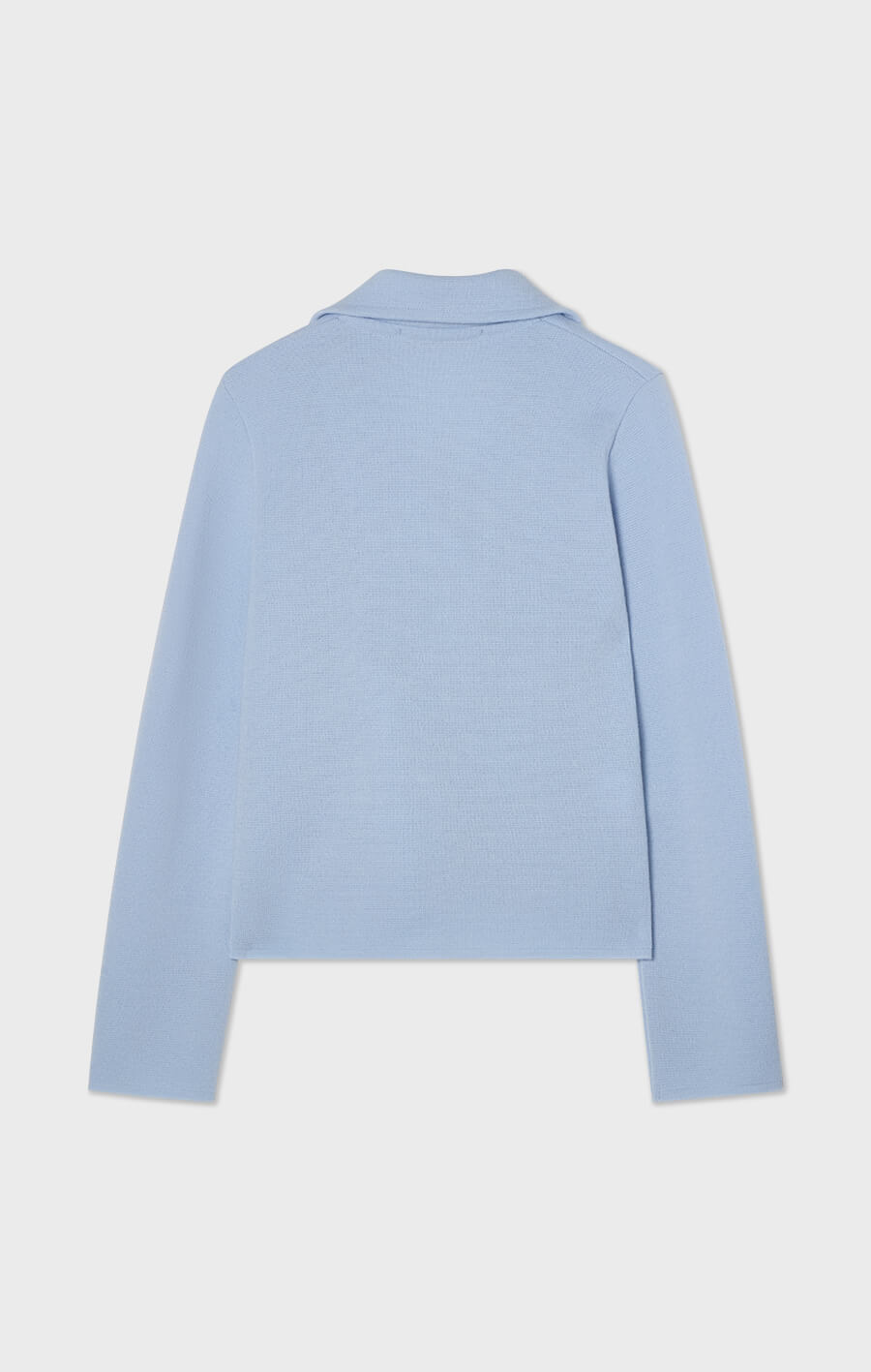 INDRA KNITTED WOOL JACKET Ice Blue