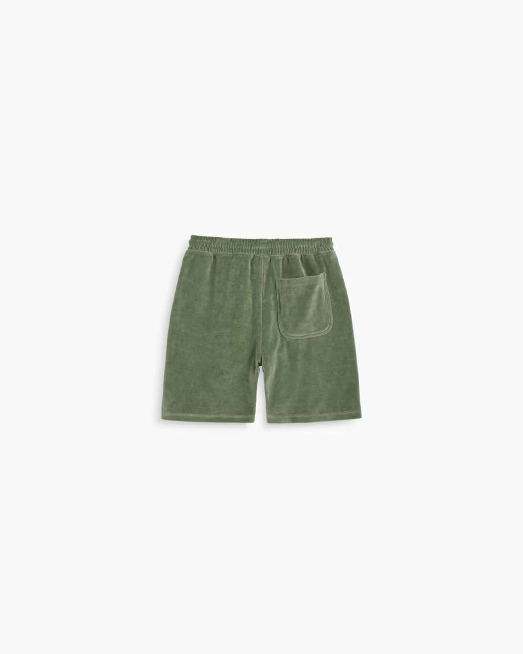 Nicola Velour Shorts Green