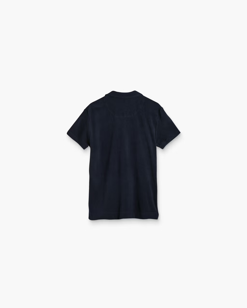 Cotton Terry Polo Shirt Navy