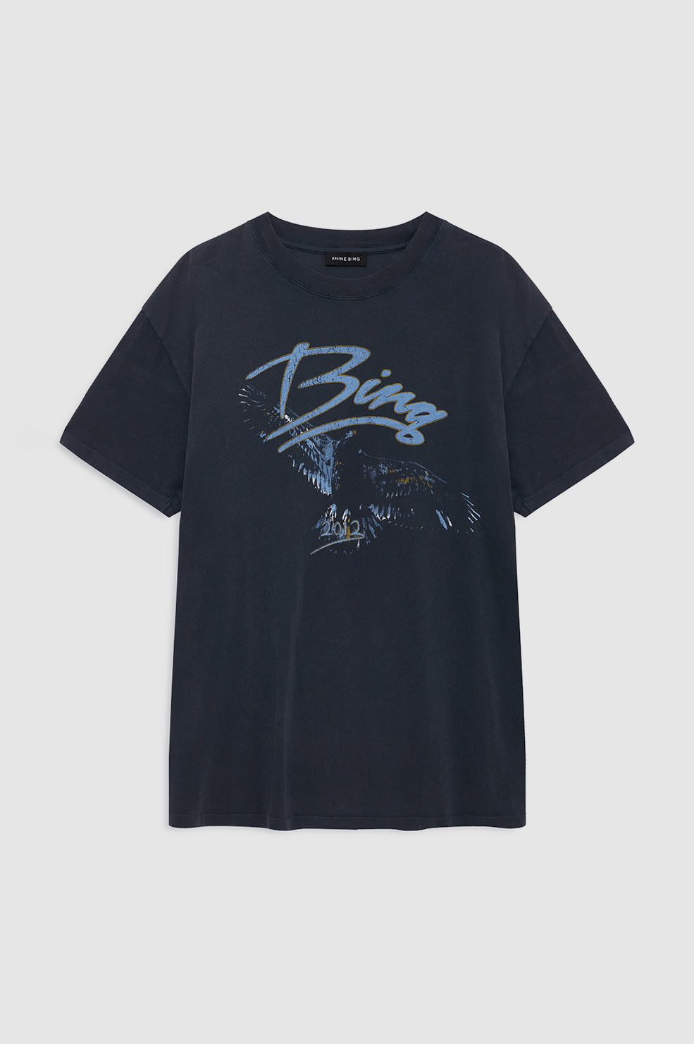 KENT EAGLE T-SHIRT WASHED BLACK