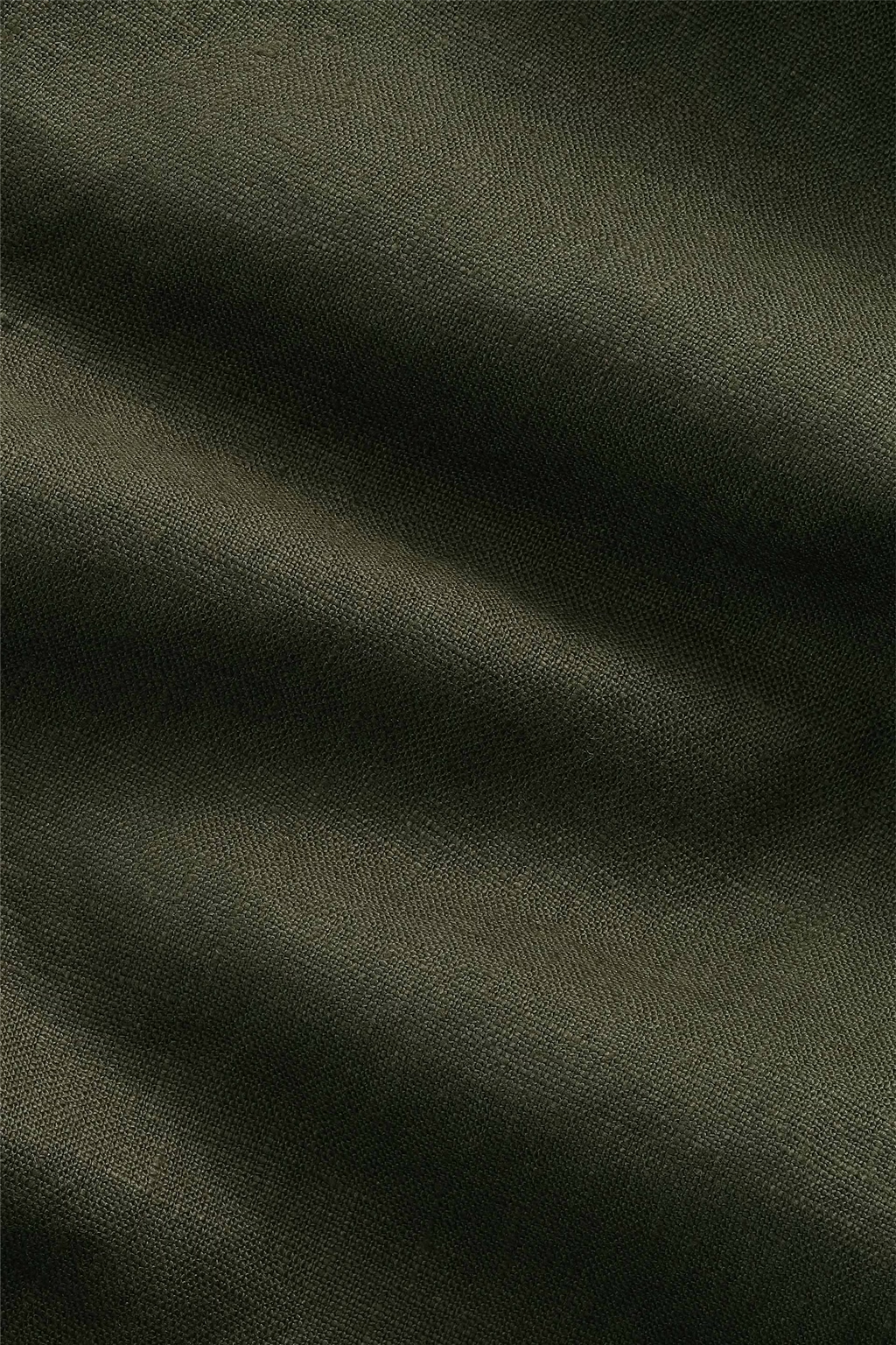 Aden 1454 Linen Shorts Dark Army
