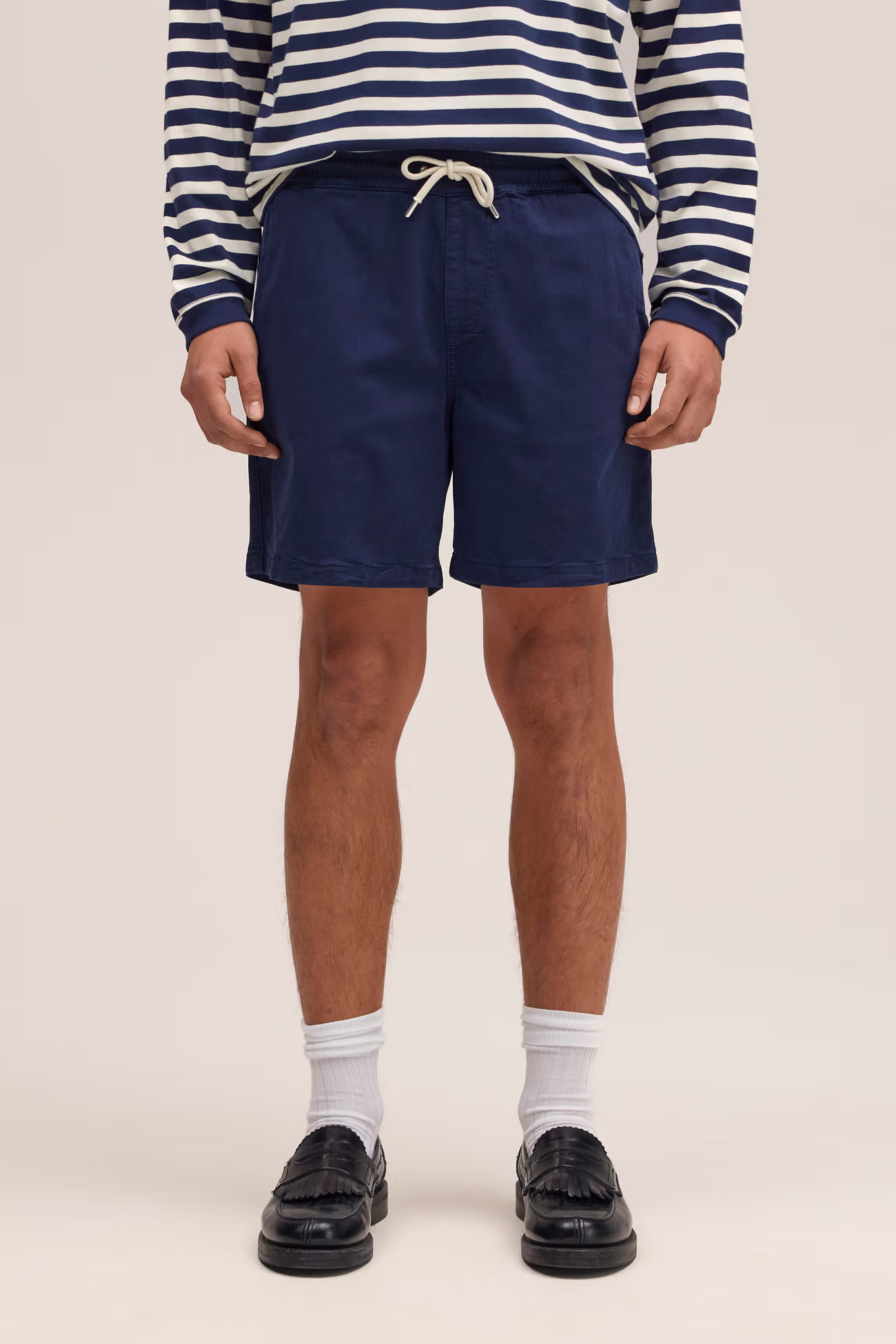Gregor Lyocell blend Shorts 1154 Navy Blue